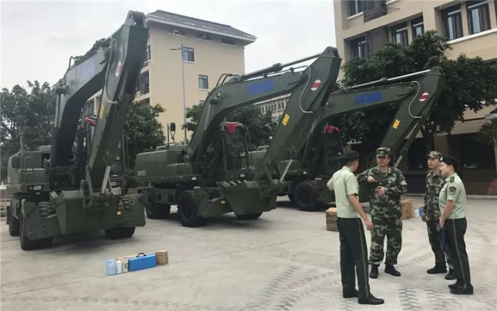 智邦攜手武警總隊，協助部隊應急搶險